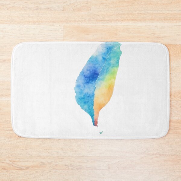 Item preview, Taiwan Blue Map designed and sold by Aryabek.