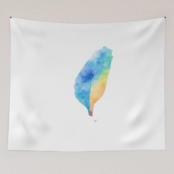 Item preview, Taiwan Blue Map designed and sold by Aryabek.