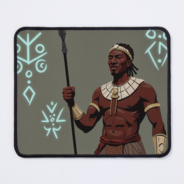 Item preview, Zulu Warrior Art | Traditional African Tribal Design designed and sold by Collision19.