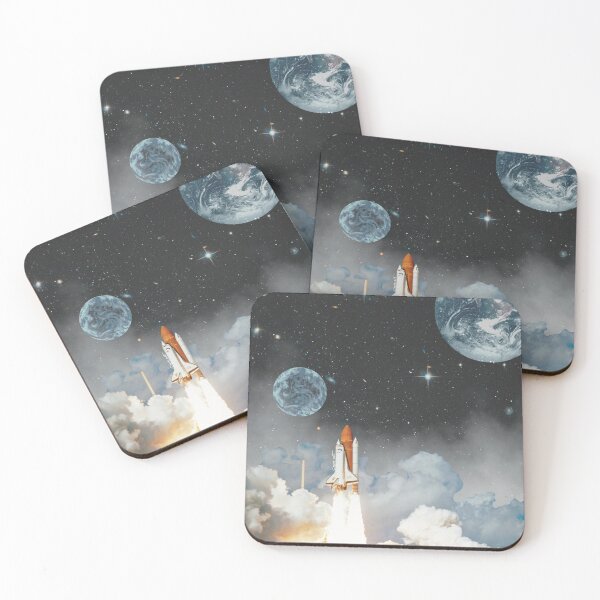Item preview, Rocket between planets designed and sold by mgro-art.