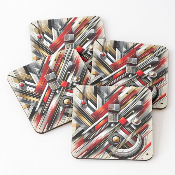 Item preview, Home Decor Geometric Shapes Vibrant Colours designed and sold by M&M Lifestyle Hub.