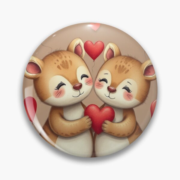 Item preview, Cute Valentine's Day Animal Couple Vector Illustration designed and sold by hjian8219.