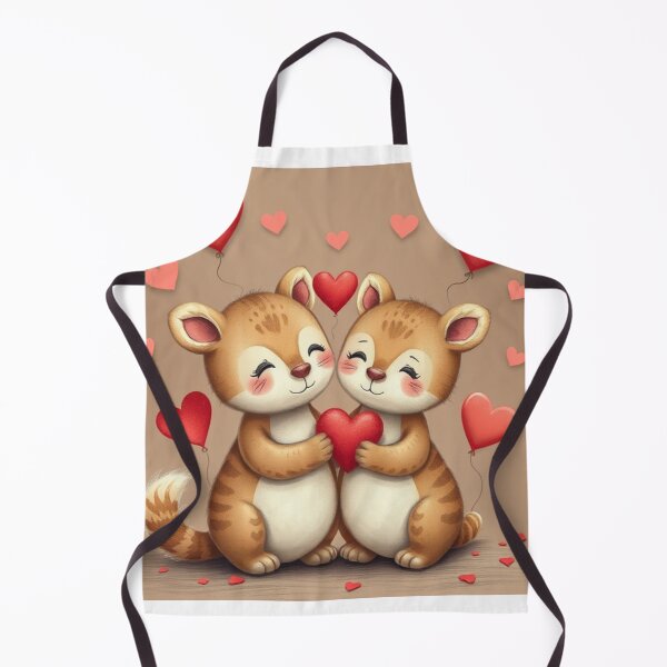 Item preview, Cute Valentine's Day Animal Couple Vector Illustration designed and sold by hjian8219.