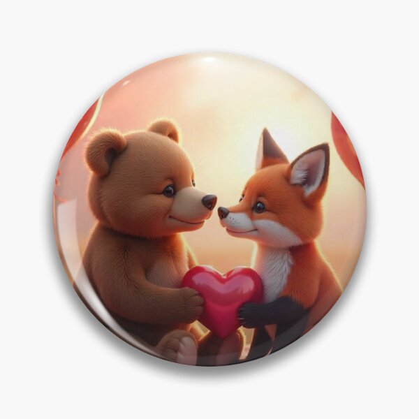 Item preview, Cute Valentine's Day Animal Couple Vector Illustration designed and sold by hjian8219.