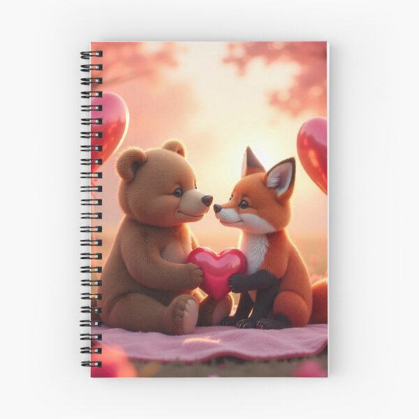 Item preview, Cute Valentine's Day Animal Couple Vector Illustration designed and sold by hjian8219.