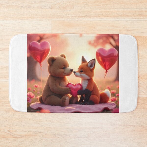 Item preview, Cute Valentine's Day Animal Couple Vector Illustration designed and sold by hjian8219.