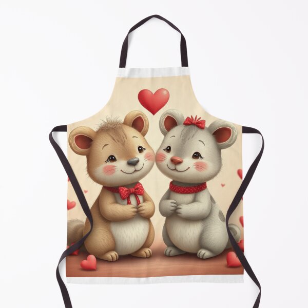 Item preview, Cute Valentine's Day Animal Couple Vector Illustration designed and sold by hjian8219.