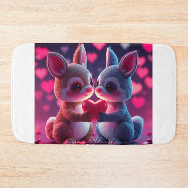 Item preview,  Cute Valentine's Day Animal Couple Vector Illustration designed and sold by hjian8219.