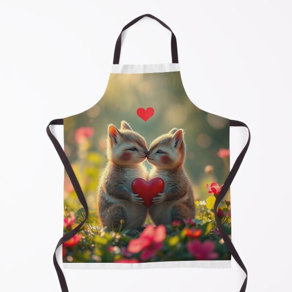 Item preview,  Cute Valentine's Day Animal Couple Vector Illustration designed and sold by hjian8219.