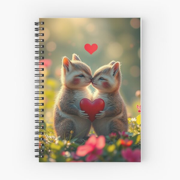 Item preview,  Cute Valentine's Day Animal Couple Vector Illustration designed and sold by hjian8219.