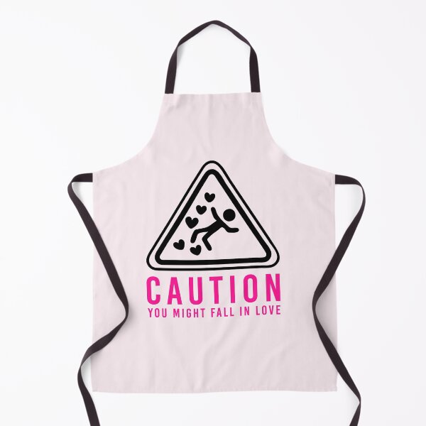 Item preview, Love Caution Sign | Funny Valentine Warning Design designed and sold by cabana.space.