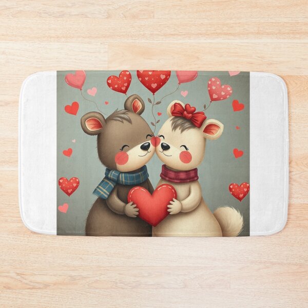 Item preview, seamless Cute Bear in a Cup Pattern designed and sold by hjian8219.