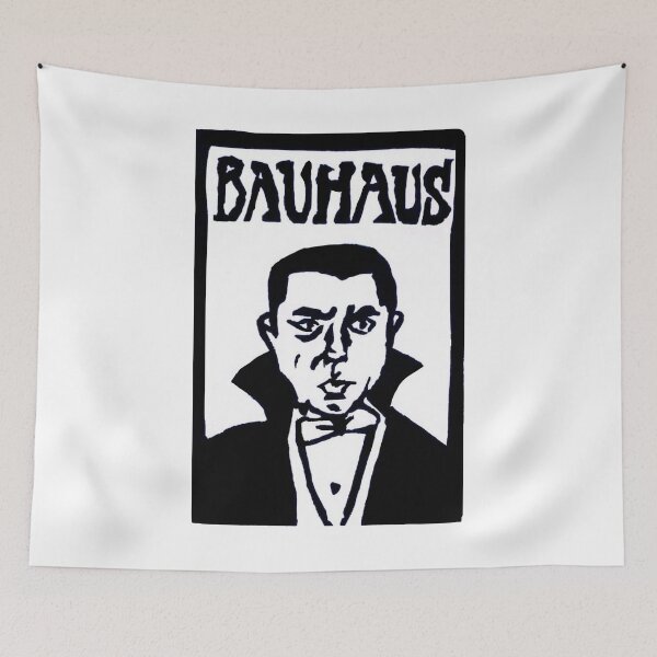 Item preview, Bauhaus Vampire linocut illustration designed and sold by Olivia Braunsteiner.