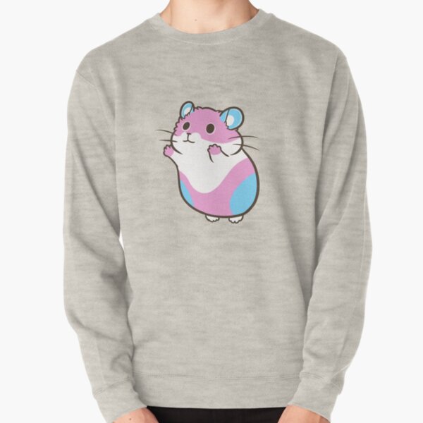 Pride Hamster - transgender Pullover Sweatshirt