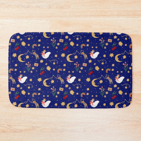 Item preview, Retro Cherry Night Matisse-Inspired Celestial Garden Pattern Illustration Jemma Jamie Skidmore  designed and sold by Jemma Jamie Skidmore.