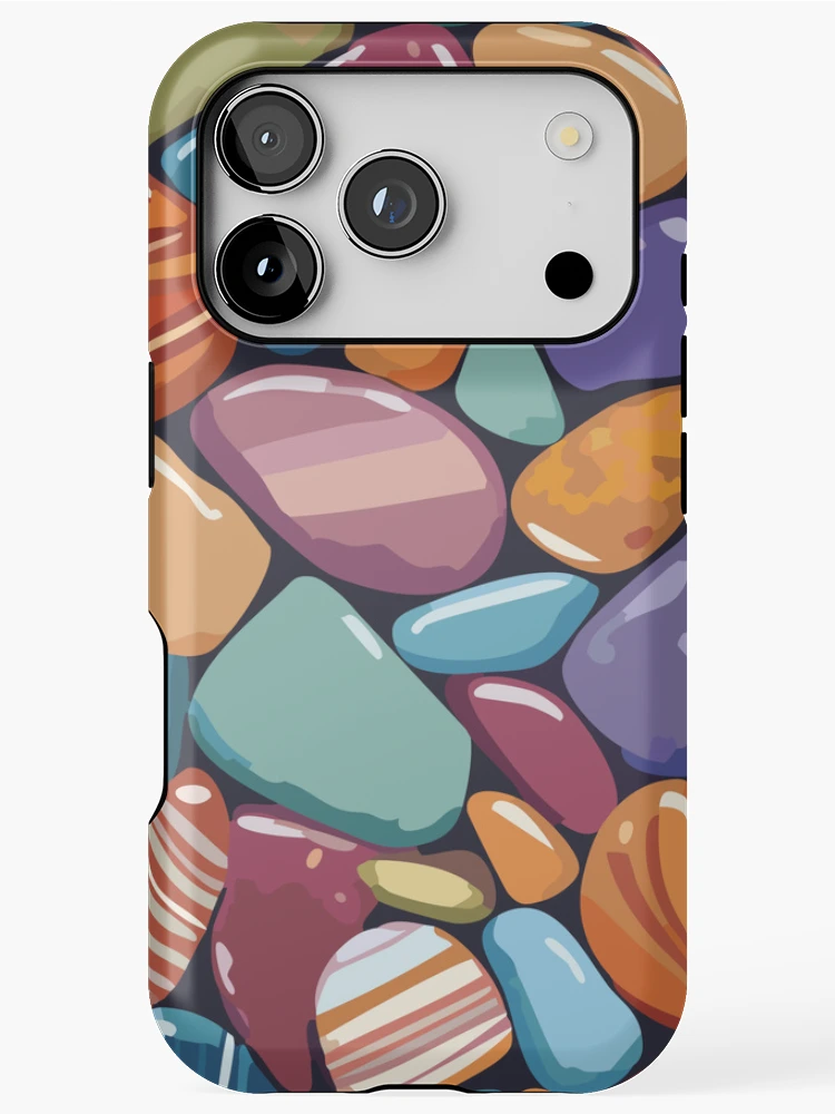 Thumbnail 1 of 4, iPhone Case, Pebbles and Rocks designed and sold by AnimePrints - Seal of Anime Style.