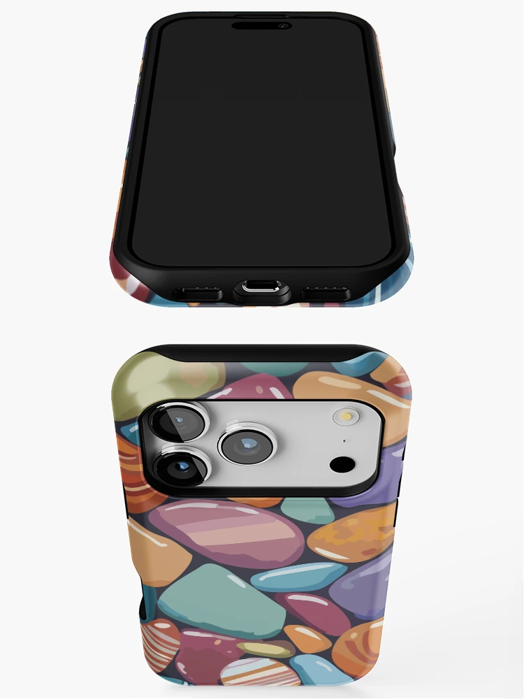 Thumbnail 3 of 4, iPhone Case, Pebbles and Rocks designed and sold by AnimePrints - Seal of Anime Style.