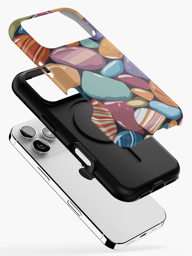 Thumbnail 2 of 4, iPhone Case, Pebbles and Rocks designed and sold by AnimePrints - Seal of Anime Style.