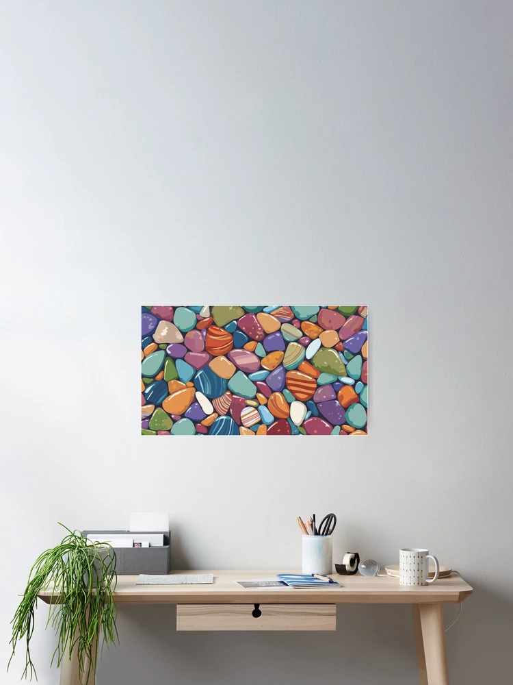 Thumbnail 2 of 3, Poster, Pebbles and Rocks designed and sold by AnimePrints - Seal of Anime Style.