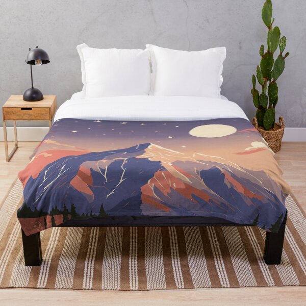 Item preview, Camino de montaña iluminado por la luna con guijarros y rocas designed and sold by AnimePrints - Seal of Anime Style.