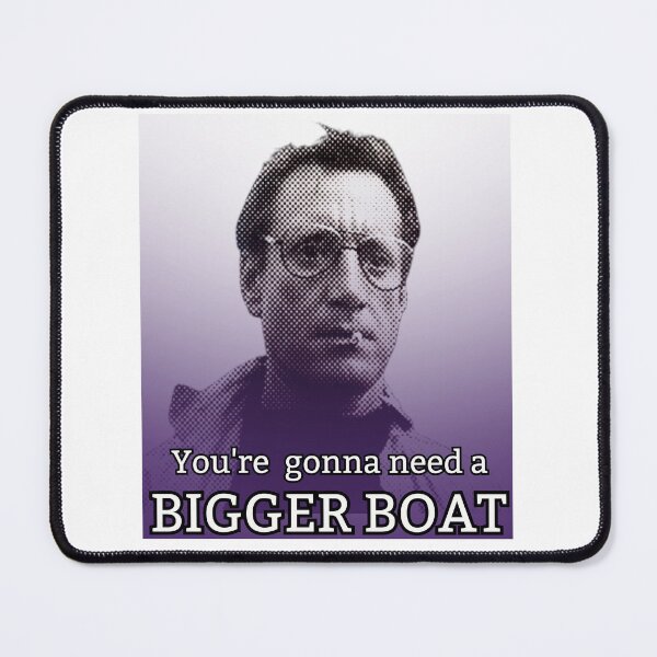Item preview, You're gonna need a bigger boat! Purple designed and sold by TheRubberOnion.
