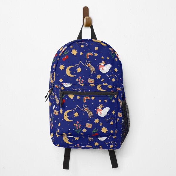 Item preview, Retro Cherry Night Matisse-Inspired Celestial Garden Pattern Illustration Jemma Jamie Skidmore designed and sold by Jemma Jamie Skidmore.