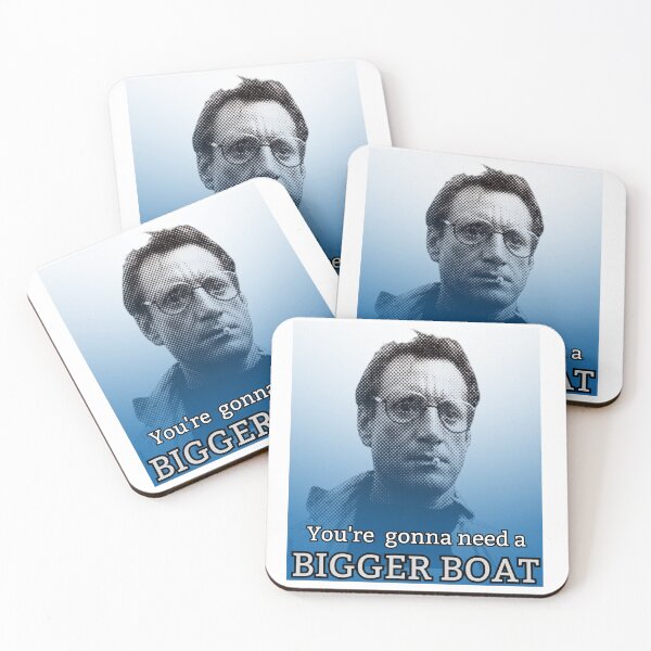 Item preview, You're gonna need a bigger boat! Blue designed and sold by TheRubberOnion.