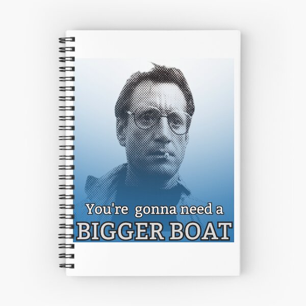 Item preview, You're gonna need a bigger boat! Blue designed and sold by TheRubberOnion.