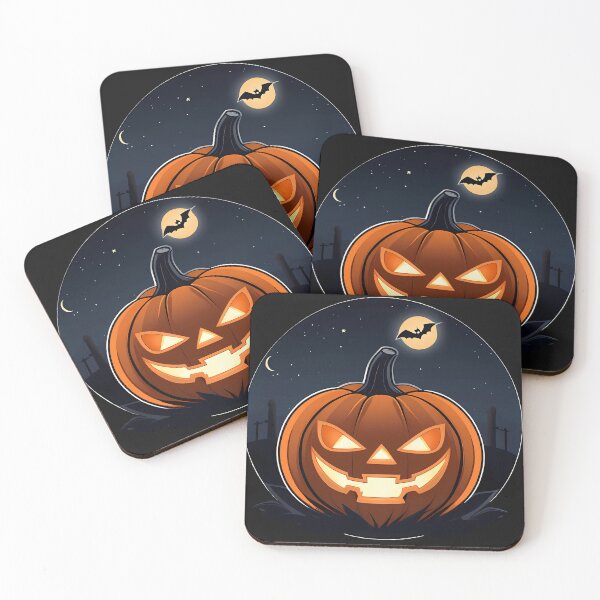 Item preview, Halloween - Minimalist Jack-o'-Lantern with Glowing Eyes designed and sold by cabana.space.
