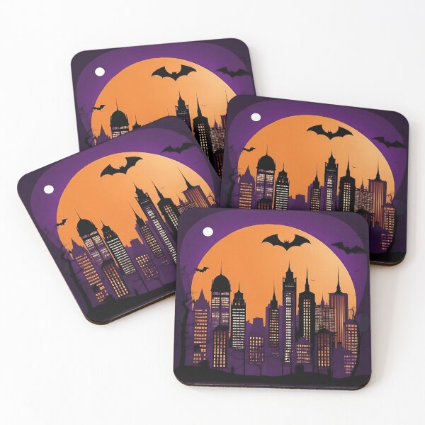 Item preview, Spooky Halloween City Skyline designed and sold by cabana.space.