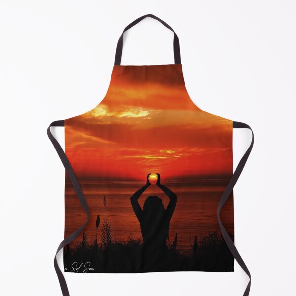 Item preview, Surya Yoga Embrace Beneath Fiery Skies designed and sold by SuryaSolSun.