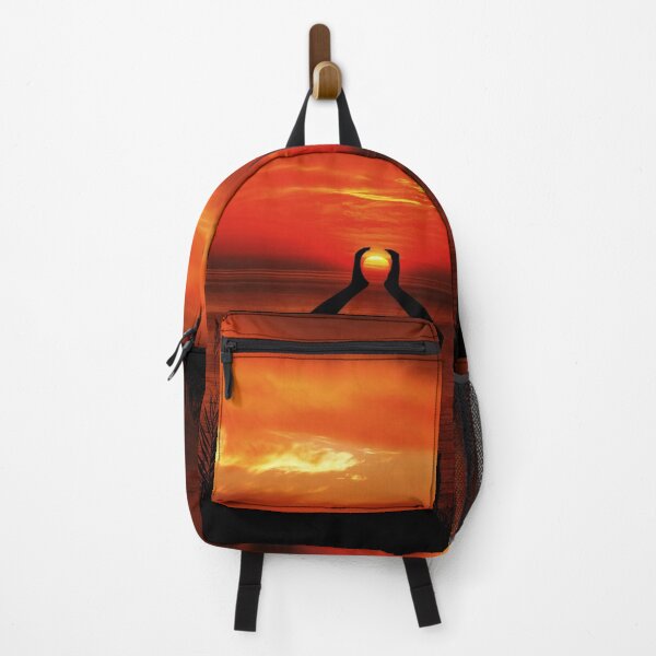 Item preview, Surya Yoga Embrace Beneath Fiery Skies designed and sold by SuryaSolSun.