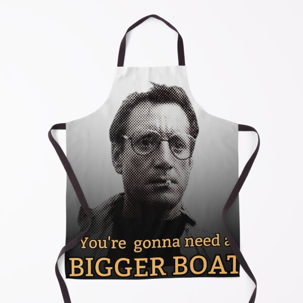 Item preview, You're gonna need a bigger boat! Gold / Grey designed and sold by TheRubberOnion.