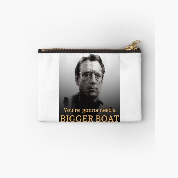 Item preview, You're gonna need a bigger boat! Gold / Grey designed and sold by TheRubberOnion.