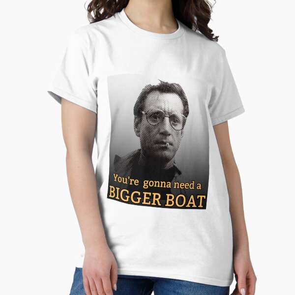 Item preview, You're gonna need a bigger boat! Gold / Grey designed and sold by TheRubberOnion.