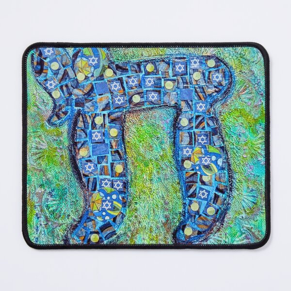 Item preview, Mosaic Hebrew Letter Chai designed and sold by MeredithGouldArts.