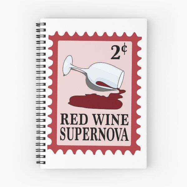 Item preview, Chappell Red Wine Supernova Stamp designed and sold by justswemothings.