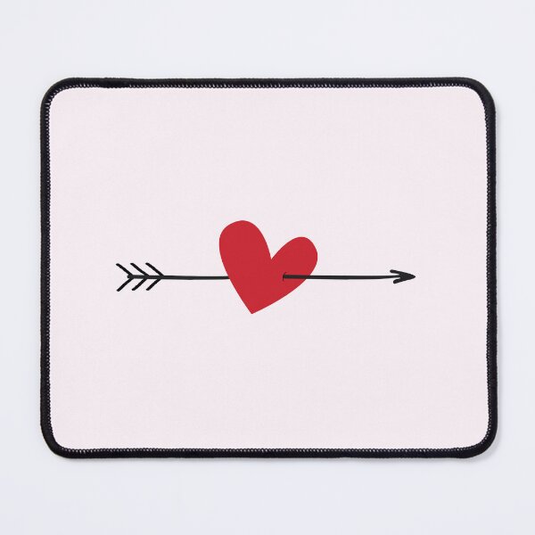Item preview, Heart with long hand drawn arrow designed and sold by DesignCollectiv.