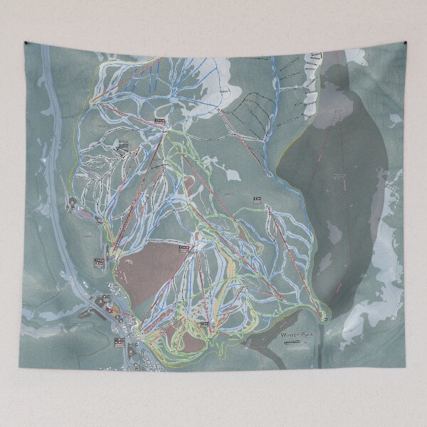 Item preview, Winter Park Resort Trail Map designed and sold by Mapsynergy.