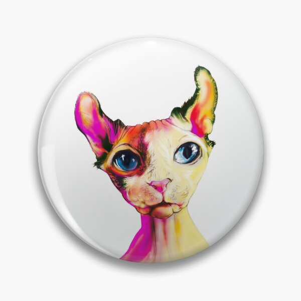 Item preview, colorful sphynx elf cat designed and sold by SphynxThings.