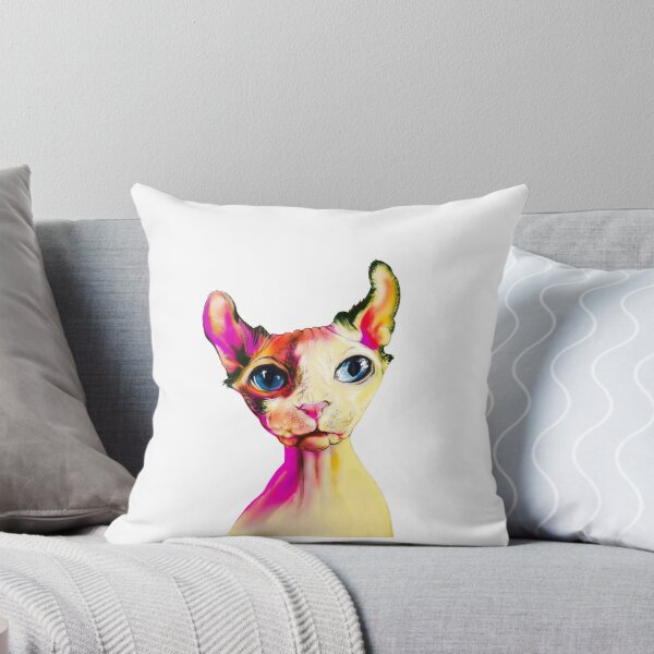 Item preview, Gato elfo esfinge colorido designed and sold by SphynxThings.