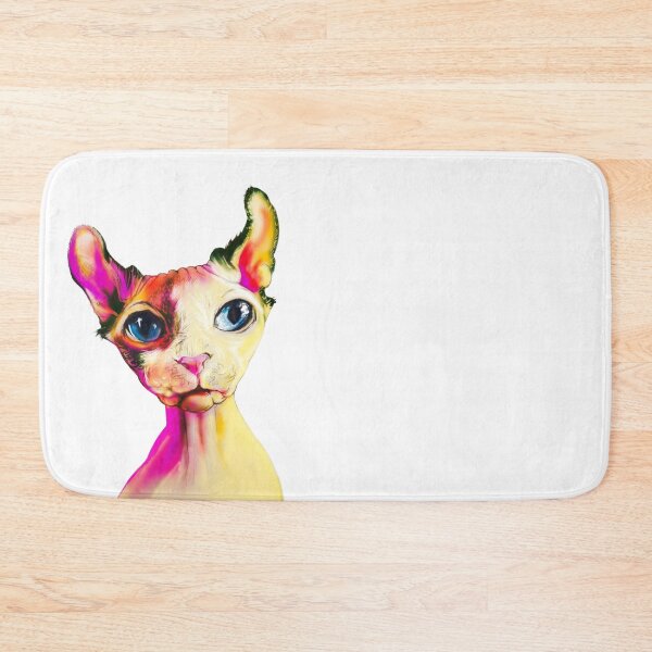 Item preview, colorful sphynx elf cat designed and sold by SphynxThings.