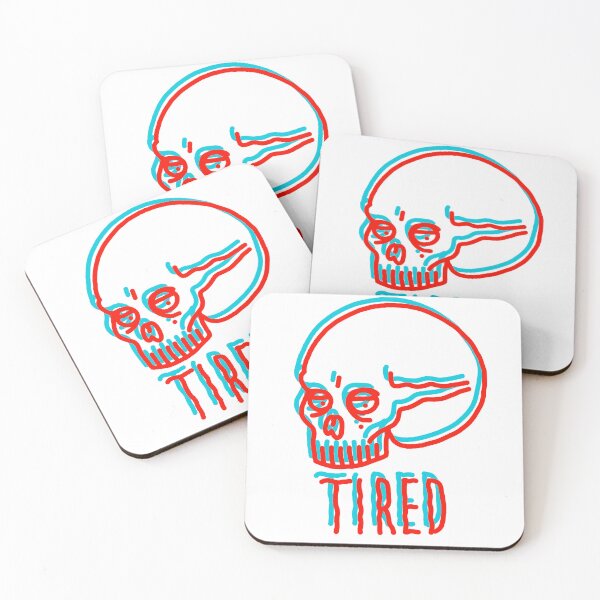 Item preview, Tired  Skull 3D designed and sold by karithkvltkraft.