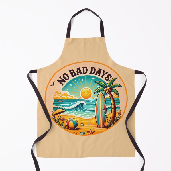 Item preview, "No Bad Days Beach Vibes Artwork" designed and sold by AmvaDesigns.