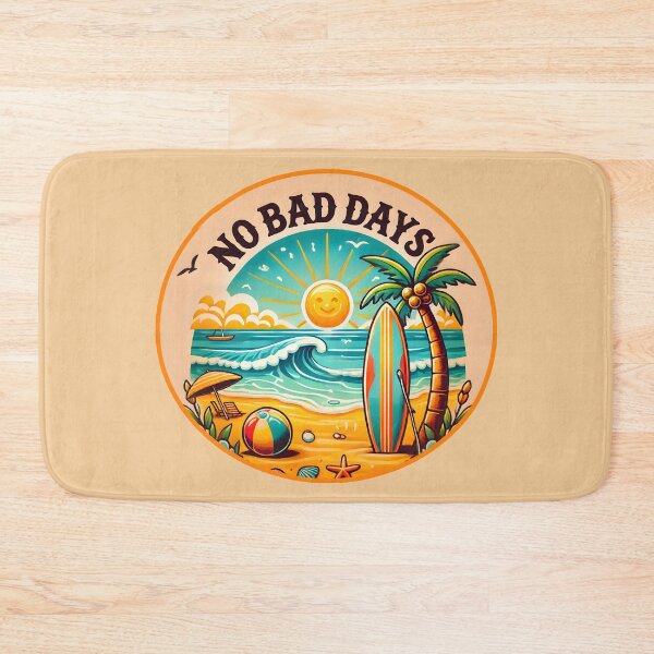 Item preview, "No Bad Days Beach Vibes Artwork" designed and sold by AdelkoDesigns.