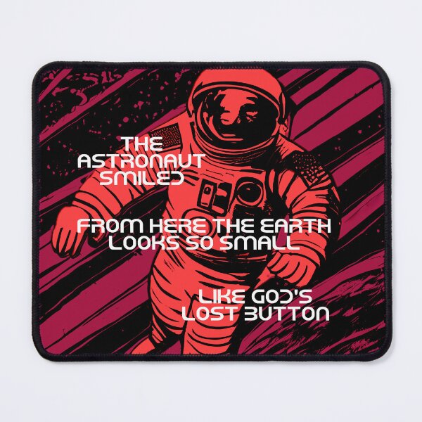 Item preview, The astronaut and the button designed and sold by Quahx.