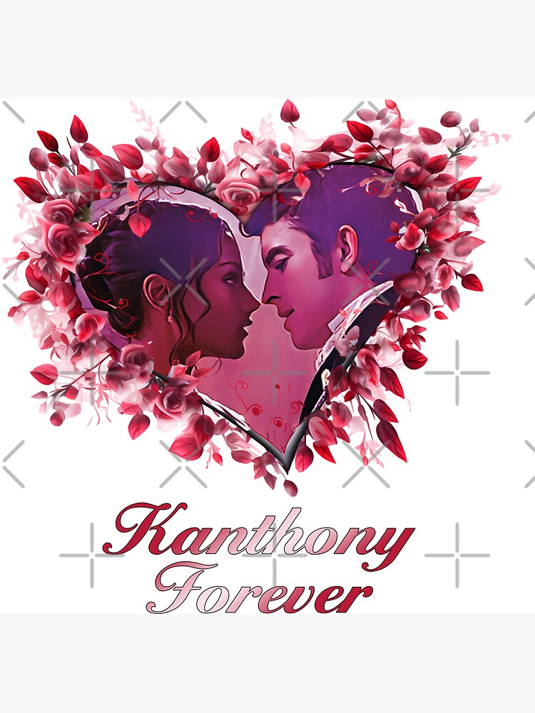 Aperçu 3 sur 3. Magnet avec l'œuvre Kanthony Forever Saint Valentin Coeur Bridgerton Netflix créée et vendue par KamiTrendz.