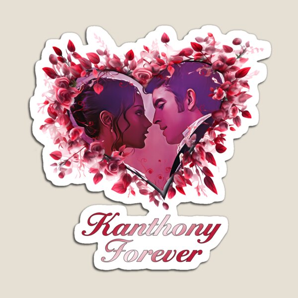 Aperçu de l'œuvre Kanthony Forever Saint Valentin Coeur Bridgerton Netflix créée et vendue par KamiTrendz.