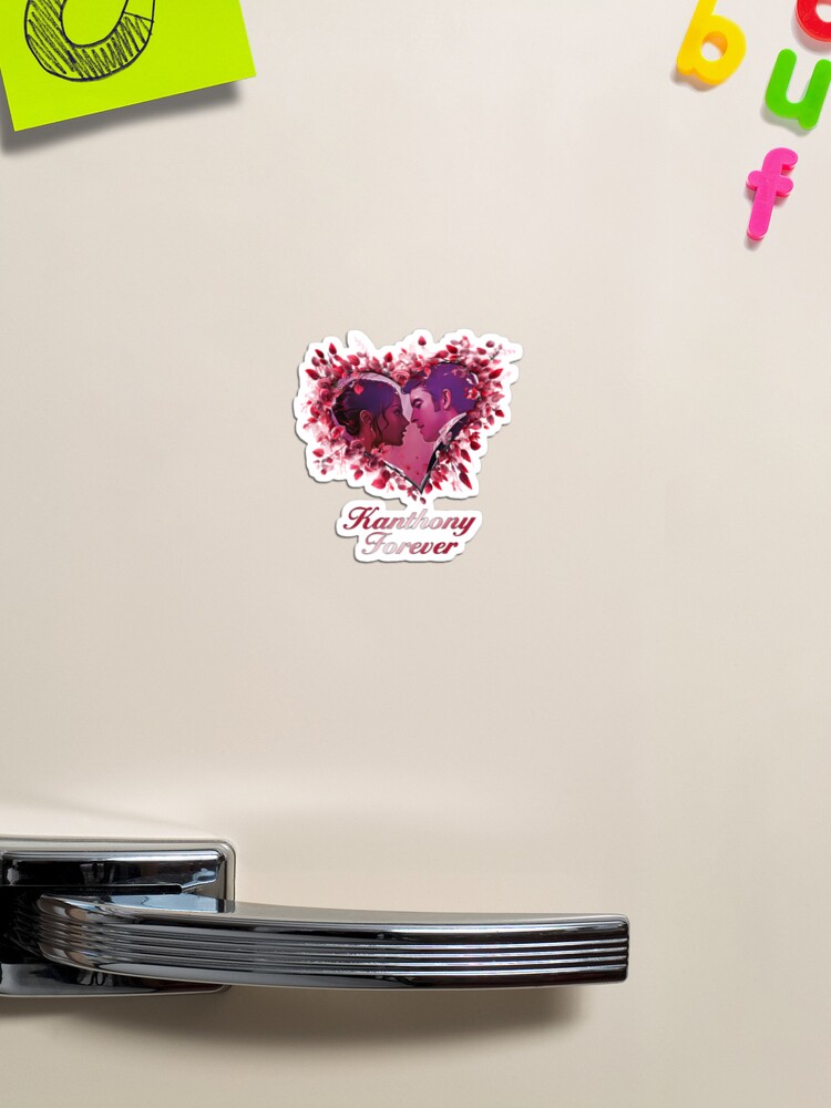 Aperçu 1 sur 3. Magnet avec l'œuvre Kanthony Forever Saint Valentin Coeur Bridgerton Netflix créée et vendue par KamiTrendz.
