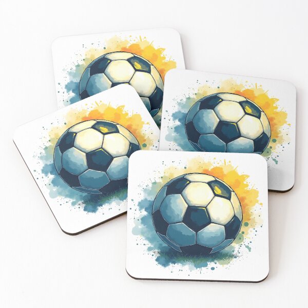 Item preview, Modern Watercolor Soccer Ball designed and sold by roxysnextgenart.